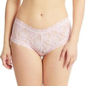 NEW Hanky Panky Signature Lace Boyshort Panty Bliss Pink Large NWT